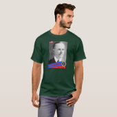 Calvin Coolidge-honkaarten T-shirt (Voorkant volledig)
