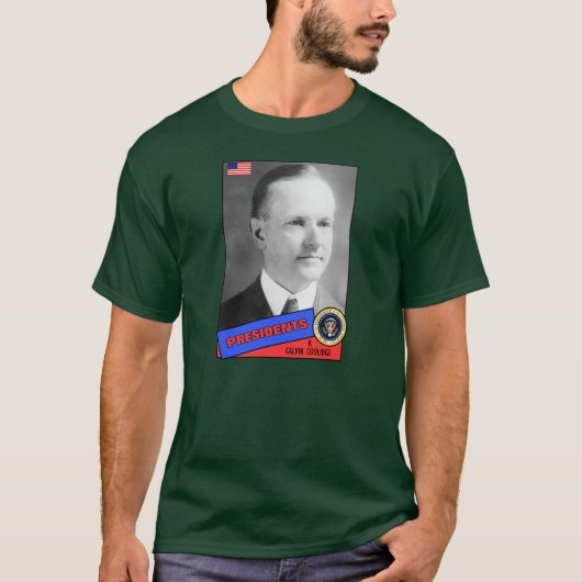 Calvin Coolidge-honkaarten T-shirt (Voorkant)