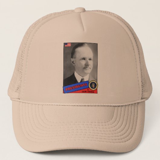 Calvin Coolidge-honkaarten Trucker Pet (Voorkant)