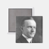 Calvin Coolidge Magneet (Voorkant / Achterkant)