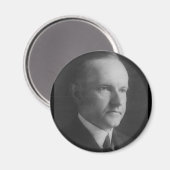 Calvin Coolidge Magneet (Voorkant / Achterkant)