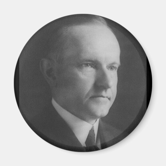 Calvin Coolidge Magneet (Voorkant)