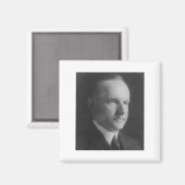 Calvin Coolidge Magneet (Voorkant / Achterkant)