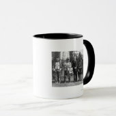 Calvin Coolidge met Osage Indians Foto Mok (Voorkant rechts)