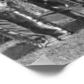 Calvin Coolidge met Osage Indians Foto Poster (Hoek)