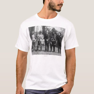 Calvin Coolidge met Osage Indians Foto T-shirt