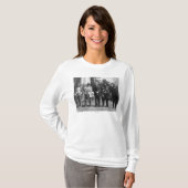 Calvin Coolidge met Osage Indians Foto T-shirt (Voorkant volledig)