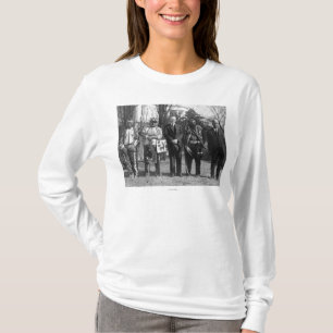 Calvin Coolidge met Osage Indians Foto T-shirt