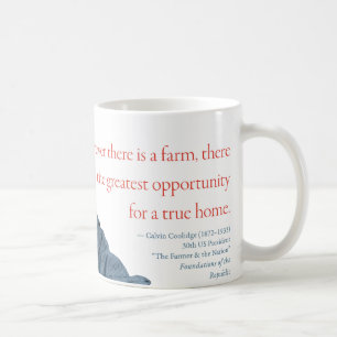 Calvin Coolidge Mok #13 "Boerderij"