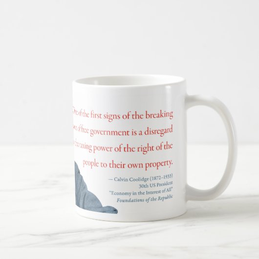 Calvin Coolidge Mok #15 (Rechts)