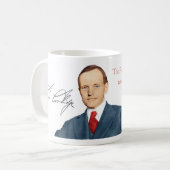 Calvin Coolidge Mok #18 (Voorkant links)