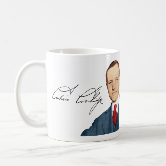 Calvin Coolidge Mok #21 (Links)