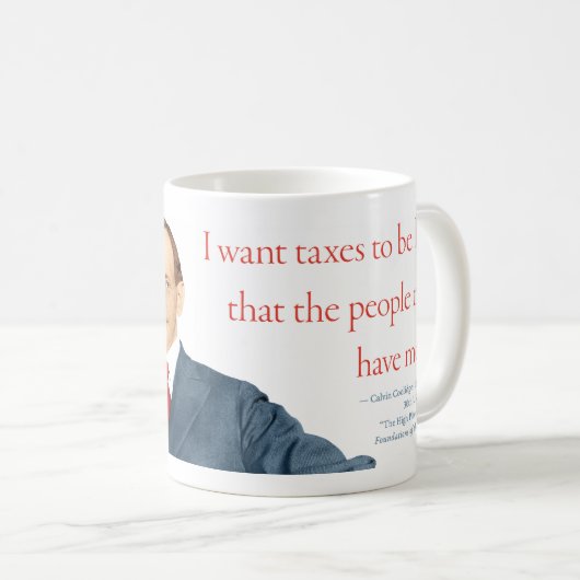 Calvin Coolidge Mok #5 (Voorkant rechts)