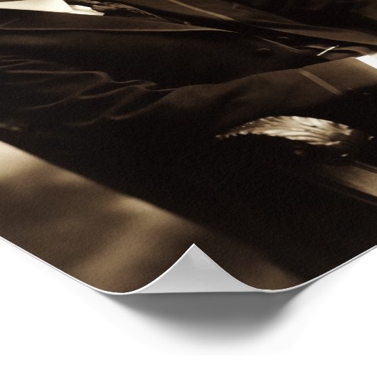 Calvin Coolidge Portret Poster (Hoek)