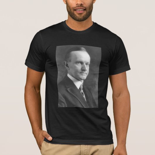 Calvin Coolidge T-shirt (Voorkant)