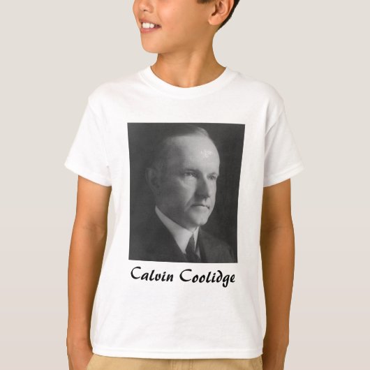 Calvin Coolidge T-shirt (Voorkant)