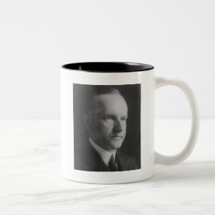 Calvin Coolidge Tweekleurige Koffiemok