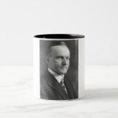 Calvin Coolidge Tweekleurige Koffiemok (Center)