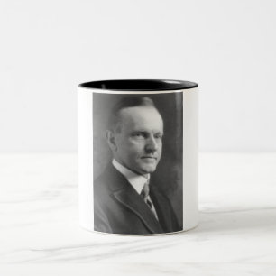 Calvin Coolidge Tweekleurige Koffiemok