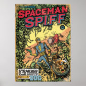 Calvin de Spiffy Spaceman Poster (Voorkant)