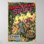 Calvin de Spiffy Spaceman Poster (Voorkant)