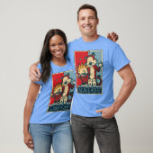 Calvin en Hobbes strips grappig T-shirt (Unisex)