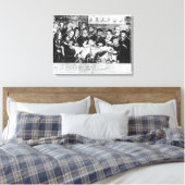 Calvin en Luther (graving) Canvas Afdruk (Insitu (Slaapkamer))