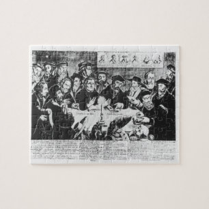 Calvin en Luther (graving) Legpuzzel