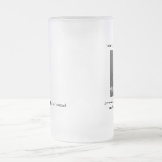 Calvin glazen bier matglas bierpul (Center)