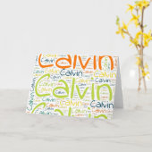 Calvin Kaart (Gele Bloem)