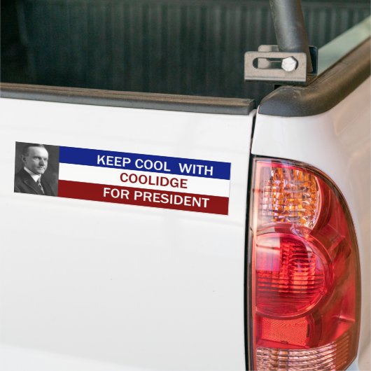 Calvin-kolide voor President Bumpersticker (Op Truck)