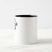 Calvin logo tweekleurige koffiemok (Center)