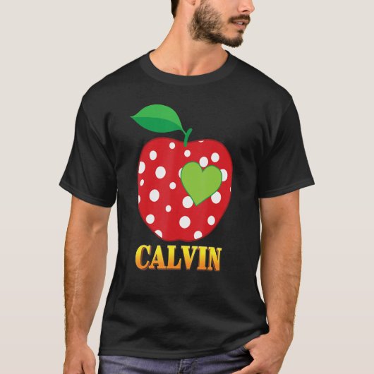 Calvin Love School Terug naar School Boy Kind Stud T-shirt (Voorkant)
