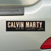 Calvin Marty en The Sunken Ship Bumper - Black Bumpersticker (Op auto)