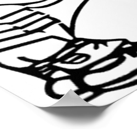 Calvin Peeing Poster (Hoek)