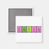 Calvin periodiek table name magnet (Voorkant / Achterkant)