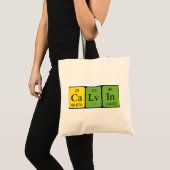 Calvin periodieke lijstnaam canvas tas (Voorkant (product))