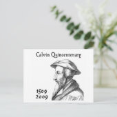 Calvin Quincentenary Briefkaart (Staand voorkant)