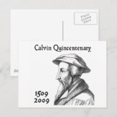 Calvin Quincentenary Briefkaart (Voorkant / Achterkant)