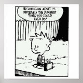 calvin volwassen worden is poster (Voorkant)