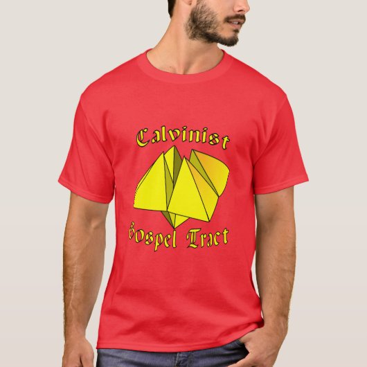 Calvinist Gospel Tract Shirt (Voorkant)