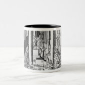 Calvinisten vernietigen beelden tweekleurige koffiemok (Center)