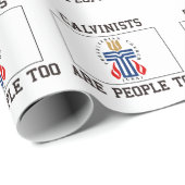 Calvinisten zijn mensen cadeaupapier (Rol Hoek)