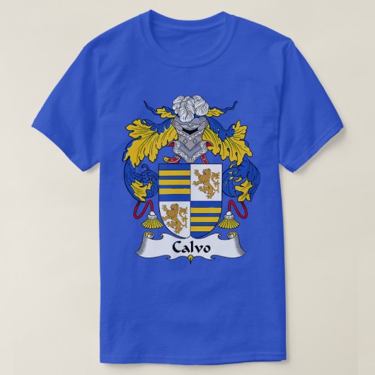 Calvo-wapenstilstand - gezinscrest t-shirt (Design voorkant)
