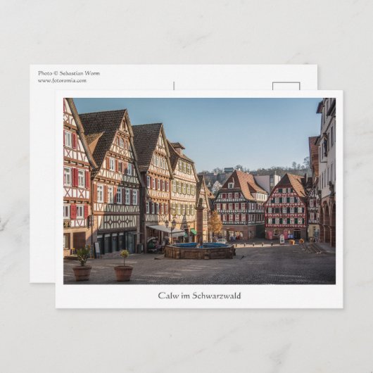 Calw Schwarzwald Briefkaart (Voorkant / Achterkant)