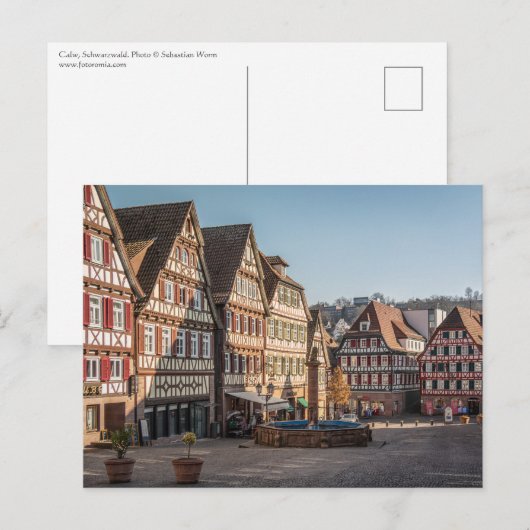Calw Schwarzwald Briefkaart (Voorkant / Achterkant)