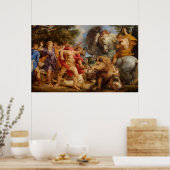 Calydonian Boar Hunt Poster (Keuken)