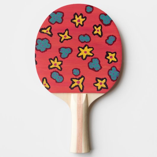 Calypso pingpongbat tafeltennisbatje (Voorkant)