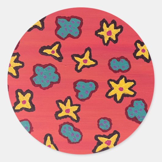 Calypso ronde sticker (Voorkant)