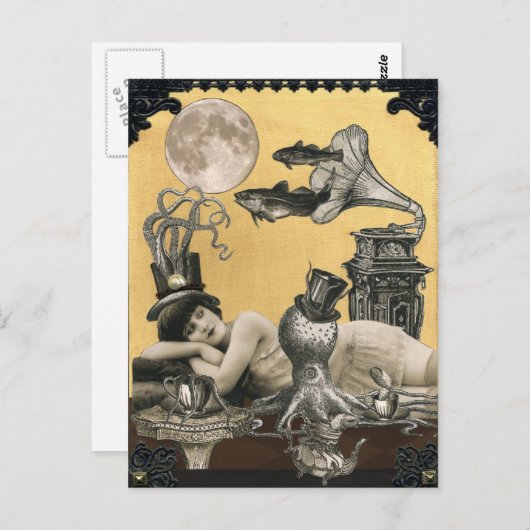 Calypso Steampunk Briefkaart (Voorkant / Achterkant)